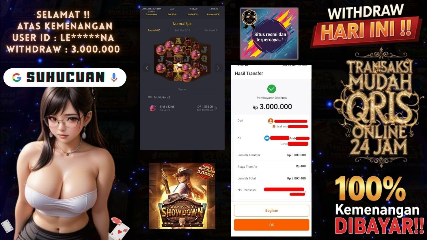 SUHUCUAN JACKPOT SLOT WILD BOUNTY SHOWDOWN